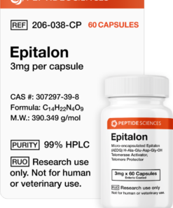Epitalon 3mg (60 capsules) (Telomere Length